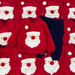 BỘ NỈ ĐỎ CHỦ ĐỀ NOEL CHO BÉ