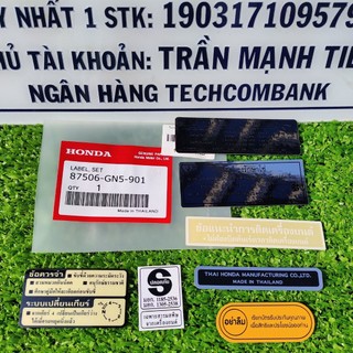 Tem thông số wave, dream loại tốt mã gn5-901
