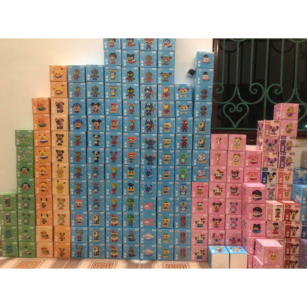 Combo Lego lắp ráp hoạt hình đáng yêu