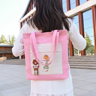 Túi Tote Bag Gấu Thỏ canvas
