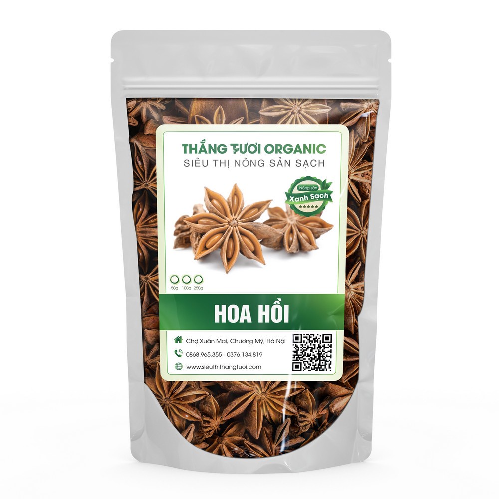 Hoa hồi khô (hoa đại hồi khô) nguyên chất hàng loại 1