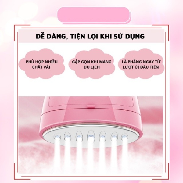 Bàn Là Hơi Nước Cầm Tay mini SoKaNy SK-3060 Công Suất 1500W