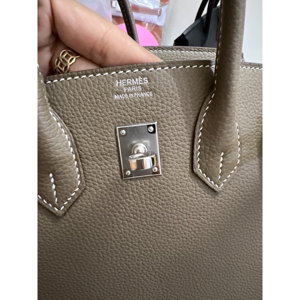 Túi xách HM B25 bản khâu da togo nhập khẩu