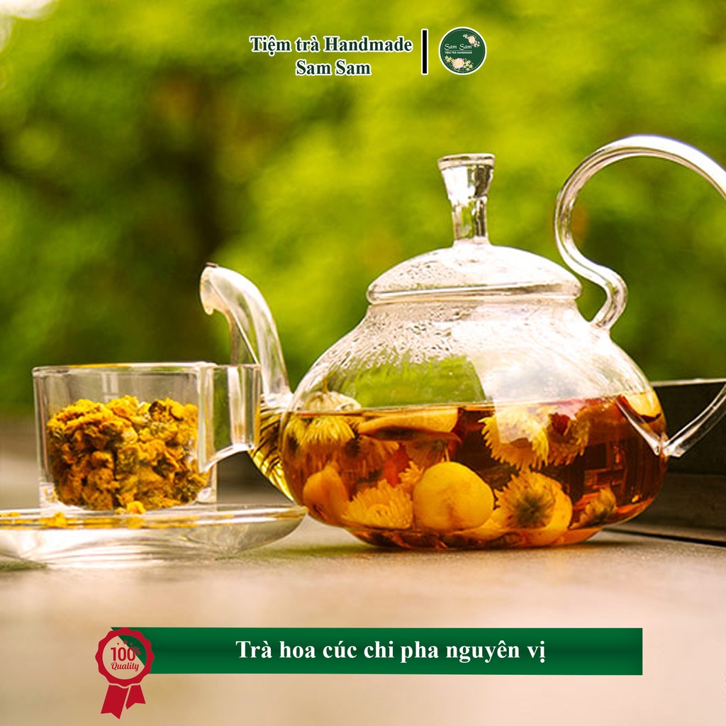 Hoa Cúc Vàng Nhỏ Sấy Khô (Cúc Vàng Nụ) Cúc Chi 500g