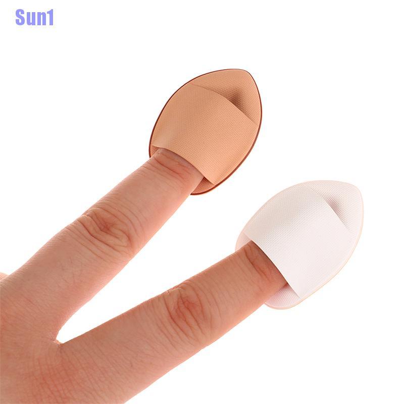 Hộp 10 Bông Mút Trang Điểm Mini Đeo Ngón Tay Tiện Lợi