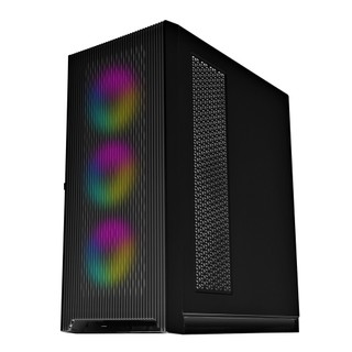 Vỏ Case MIK STORM 360 BLACK 3FA (KÈM 3 FAN ARGB VÀ HUB REMOTE SYNC)