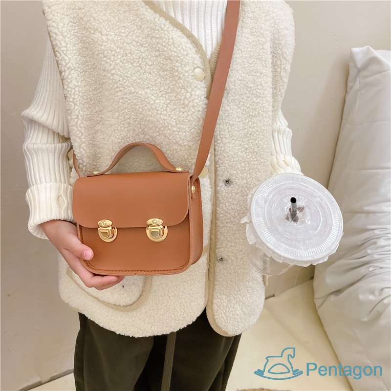 Túi Xách Đeo Vai Hình Vuông Cỡ Nhỏ Phong Cách Hàn Quốc Thời Trang Cho Nữ