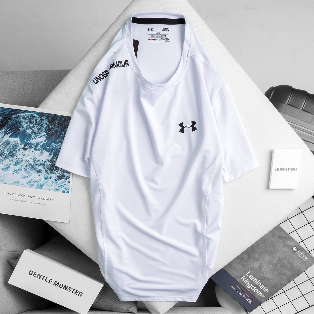 Áo thun lạnh thể thao nam cao cấp, chất thun poly co dãn 4 chiều thoáng mát,vải mịn, không xù lông, không bay màu - A37