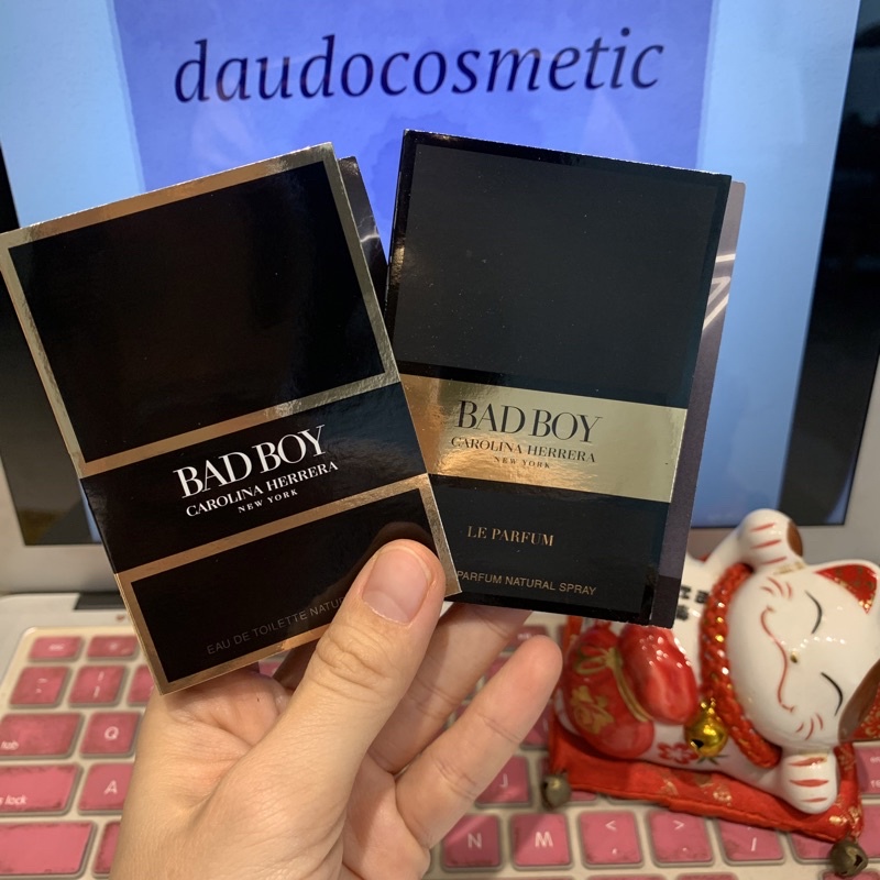 Nước hoa Carolina Herrera Bad Boy EDT - Le Parfum 1.5ml