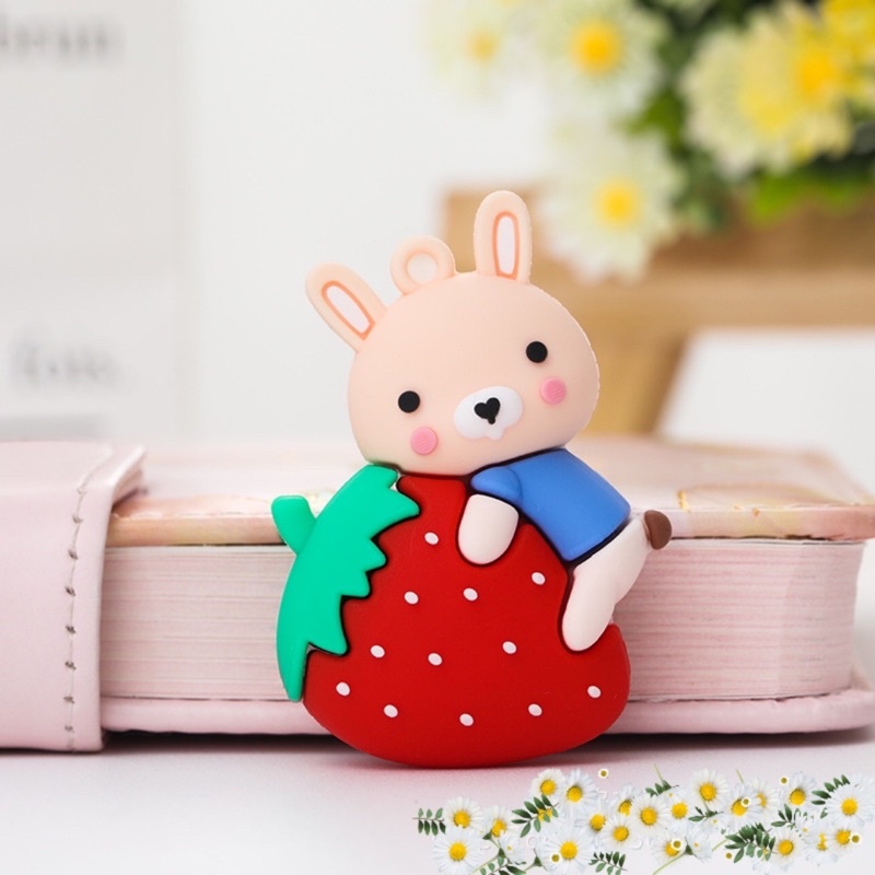 Set Móc Khoá Thú Ôm Đồ Ăn