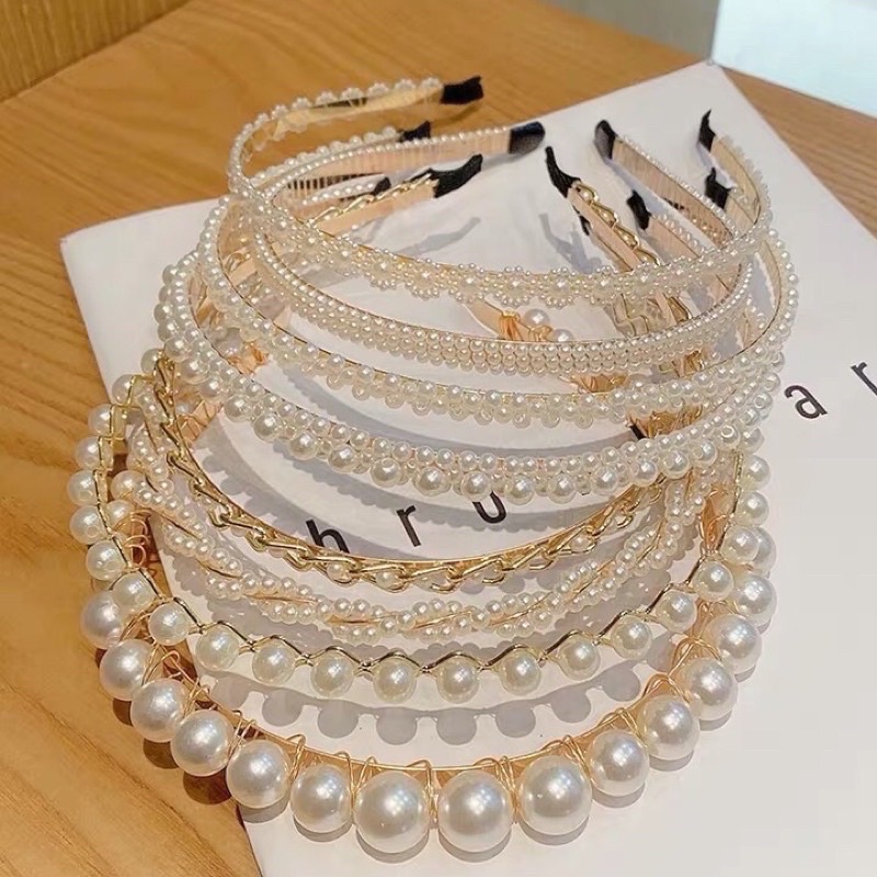 Băng đô/ bờm tóc đính đá siêu xinh, sang chảnh, giá rẻ