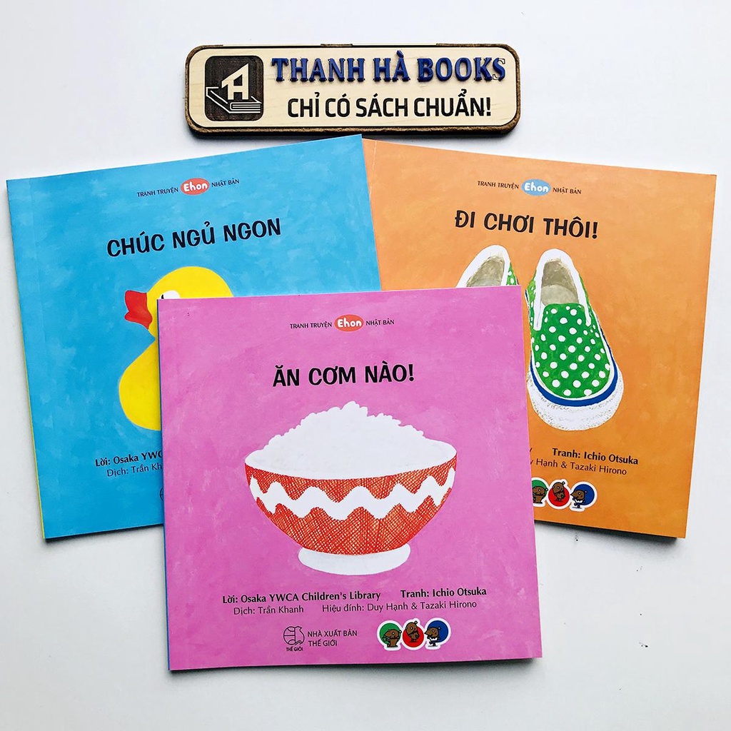 Sách - Tranh Truyện Ehon Nhật Bản - Combo Kỹ năng sống - Đọc cho bé Từ 0 tuổi (Combo 3 quyển, lẻ tùy chọn)