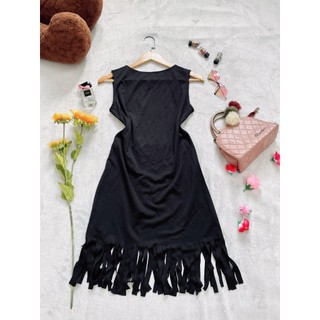 Đầm Suông Phối Tua Rua, 2hand