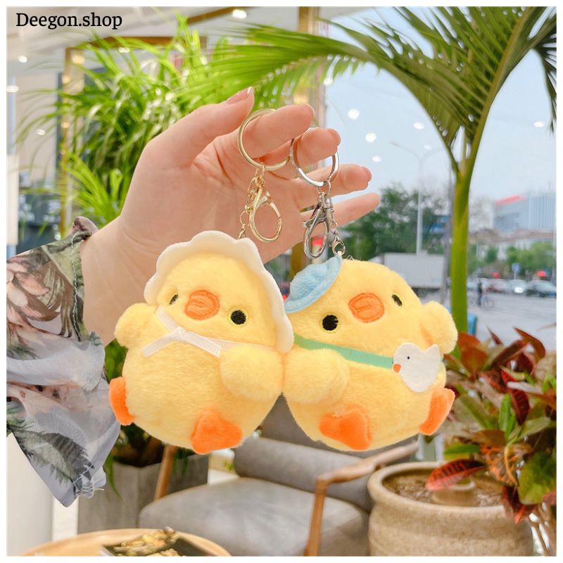 Móc khóa thú nhồi bông thời trang,Móc chìa khóa dễ thương treo balo cặp túi xách hàn quốc