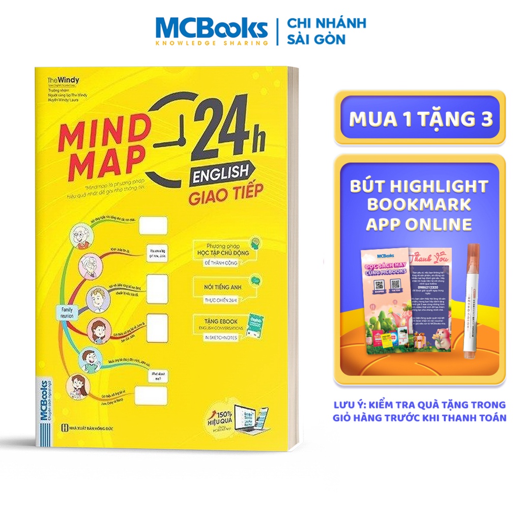 Sách - Mind Map 24h English – Giao Tiếp ~ Học tiếng Anh giao tiếp thực chiến cực kỳ hiệu quả thông qua sơ đồ tư duy