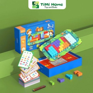 Trò chơi thử thách trí tuệ 5 trong 1 - mideer logic challenge 5 in 1