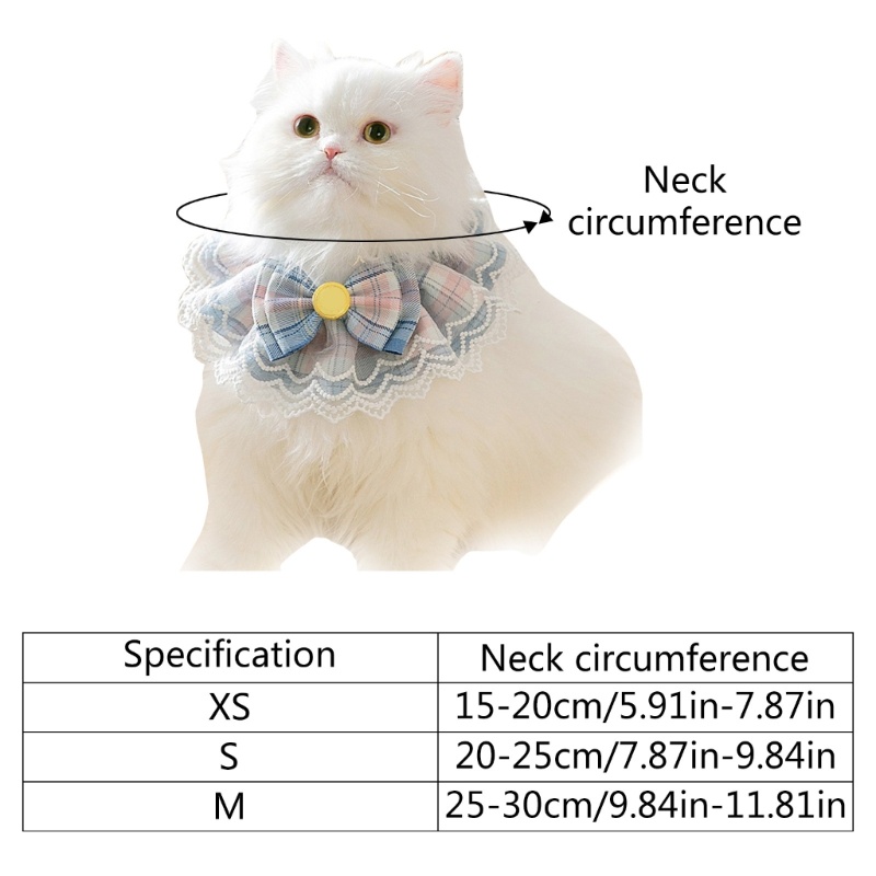 Khăn Choàng Cổ Họa Tiết Sọc Caro Dễ Thương Có Thể Giặt Sạch Dành Cho Thú Cưng