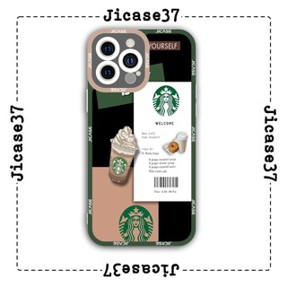 Ốp lưng iphone và samsung xiaomi oppo cạnh vuông Jicase Starbuck