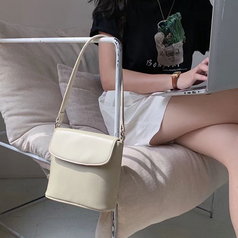 Túi đeo chéo vai YADOU bằng da PU phong cách Hàn Quốc