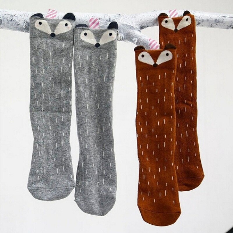 Vớ Cotton Năm Ngón Họa Tiết Hoạt Hình Thấm Hút Mồ Hôi Tốt Cho Bé