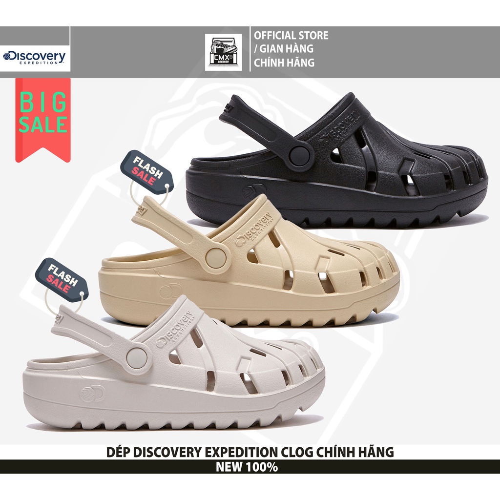 Dép Discovery Expedition Clog ( BONE - PURE ) - REAL AUTHENTIC 100%