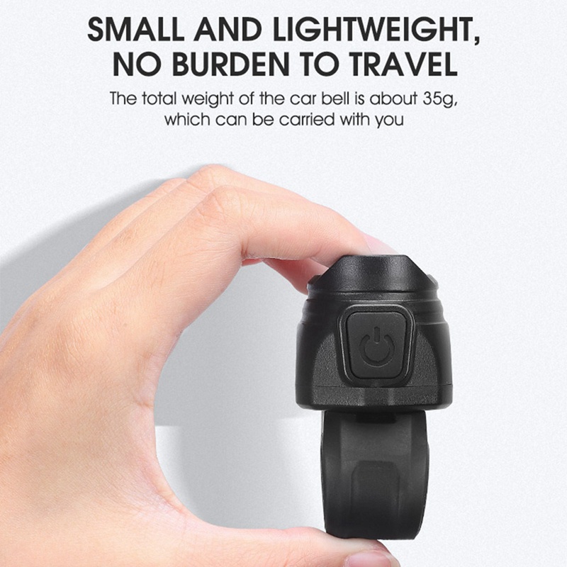 Còi Xe Đạp Chống Thấm Nước Sử Dụng Pin 150MAh Tiện Lợi Dành Cho Người Lớn Và Trẻ Em