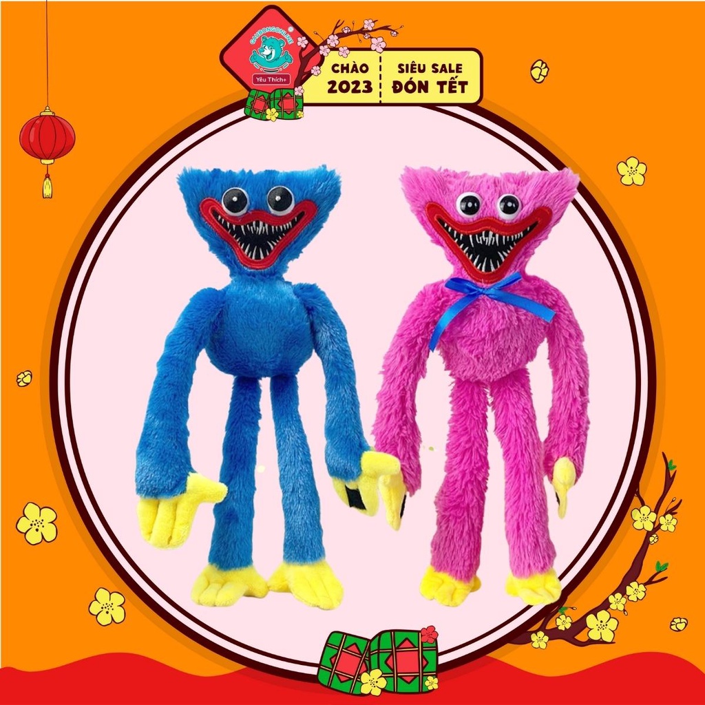 Huggy wuggy búp bê nhồi bông. Gấu bông Poppy Playtime cao cấp trong game đồ chơi cho bé