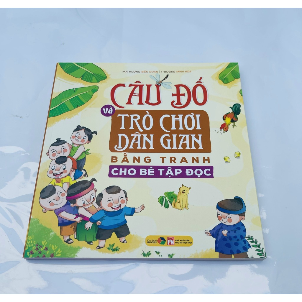 Bộ Câu đố và trò chơi dân gian bằng tranh cho bé