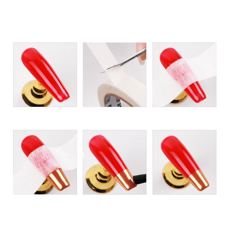 Băng Keo Dán Trang Trí Móng Tay Nghệ Thuật DIY Hình Chiếc Lá Dễ Xé / Có Thể Viết Lên