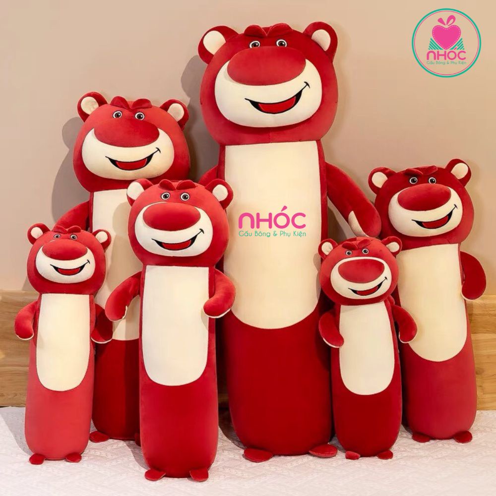 Gối Ôm Gấu Dâu Lotso Toy Story Bông Cao Cấp - NHÓC