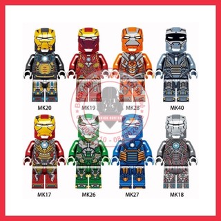 Marvel super heroes Minifigures ironman mô hình lắp ráp các nhân vật người sắt