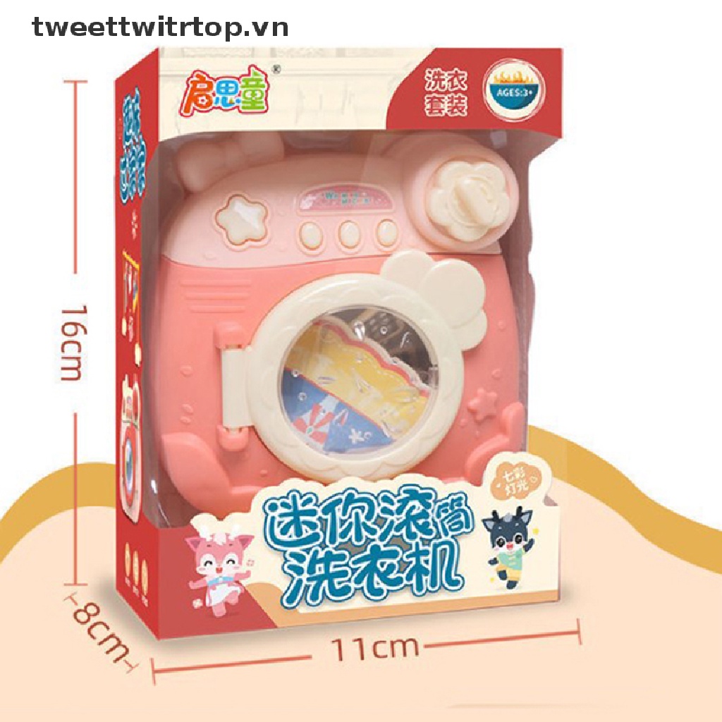 Bộ Đồ Chơi Máy Giặt Mini Dạng Nhấn Độc Đáo Cho Bé