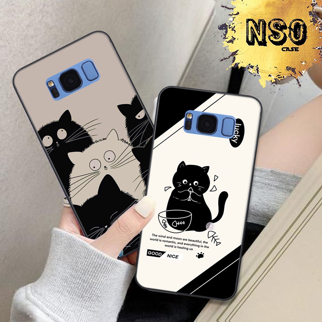 Ốp Samsung S8 - S8 PLUS in hình họa tiết Mèo Cute Đáng Yêu Đẹp Hot Trend 2023