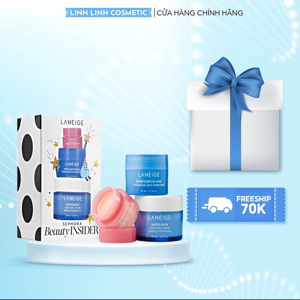 Set Dưỡng Da Laneige Mini / Bộ Dưỡng Da Laneige Mini 3 món