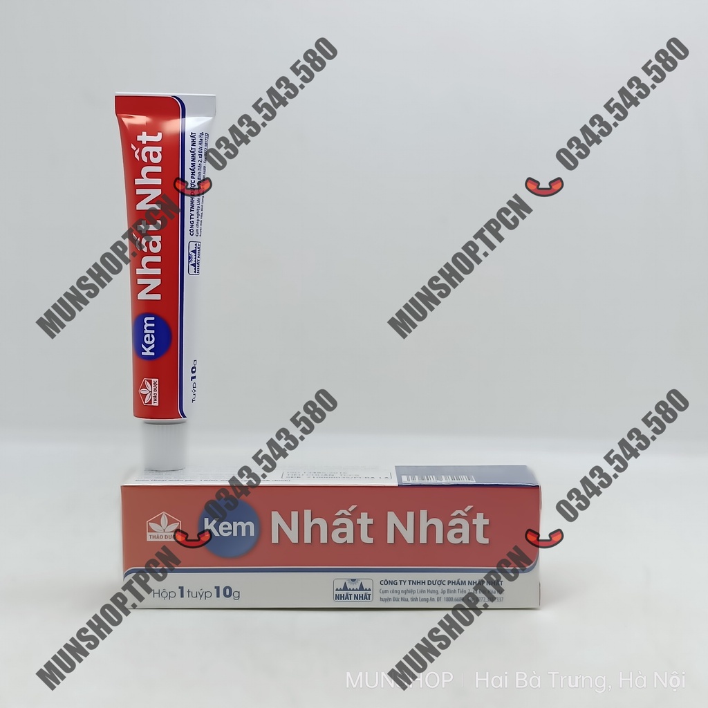 Kem bôi ngứa Nhất Nhất tuýp 10g - Giúp sát trùng, tiêu viêm, giảm ngứa, cho tổn thương nhanh lành