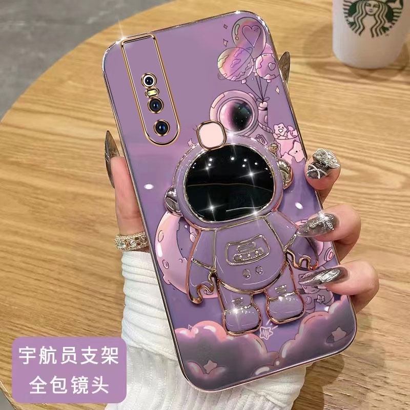 ốp lưng vivo v15 pro v15 v20 v20 pro 3D Mạ điện Ốp Điện Thoại TPU Mềm Siêu Mỏng Mạ Điện Hình Phi Hàn