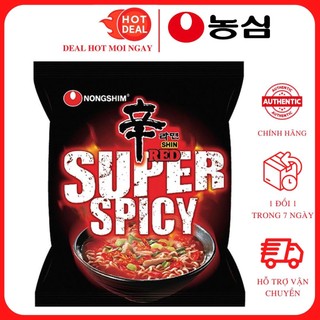 Mì nongshim siêu cay shin red super spicy 120g - mì ăn liền hàn quốc chính hãng