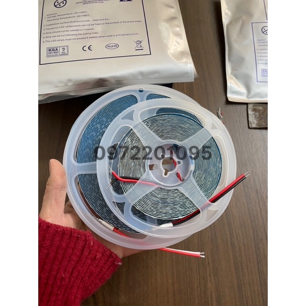 Led 2835 12V led dán thanh nhôm trang trí loại 10m/cuộn