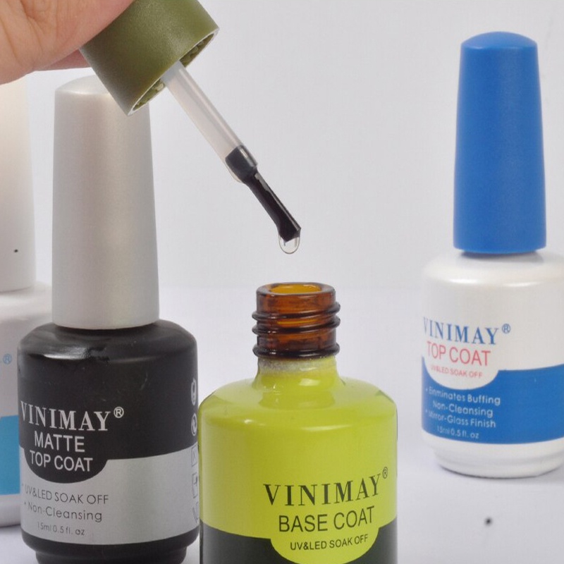 Sơn gel base top bóng Vinimay, cứng móng, kiềm dầu, top giọt sương, top lì, top loang, top kim cương, cường lực, phá gel