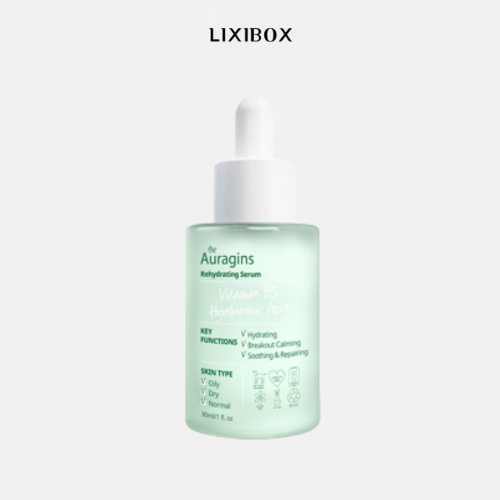 [HB Gift] Tinh chất cấp ẩm The Auragins 8% Vitamin B5 + Hyaluronic Acid Rehydrating Serum