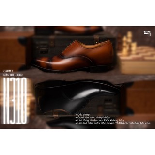 [ 6CM ] Giày Đế Độn Nam T&TRA N310 NB