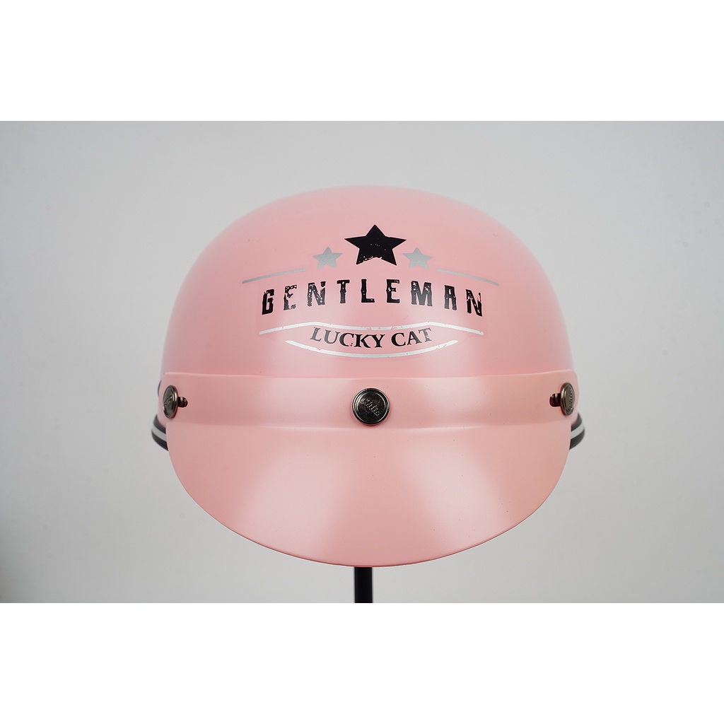 Mũ Bảo Hiểm 1/2 Đầu CHITA HELMETS CT6B1 Tem Gentlemen Cat