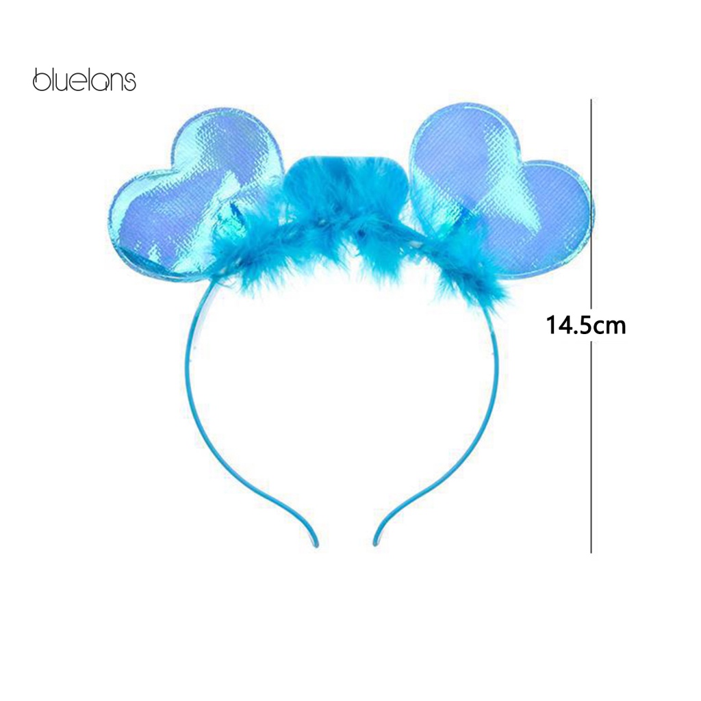 1 Bộ Băng Đô Và Cài Tóc Chống Trượt Trọng Lượng Nhẹ Trang Trí Năm Mới