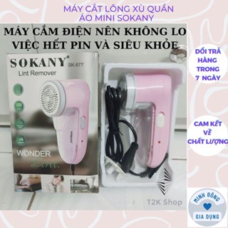 Máy cắt lông xù quần áo mini SOKANY SK877 dùng điện cắt siêu bén siêu bền tiện lợi