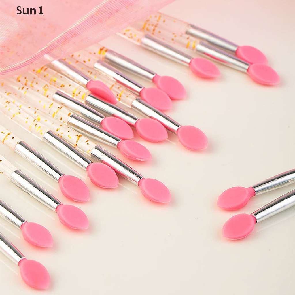 Set 10 Cọ Trang Điểm Đầu Silicon Mềm Mại Tiện Dụng