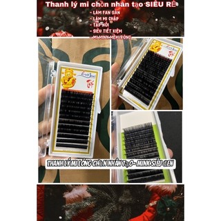 Thanh lý Mi classic volume 0.07 thường - 0.07 chồn problack C Cc D U ( xuất dư )