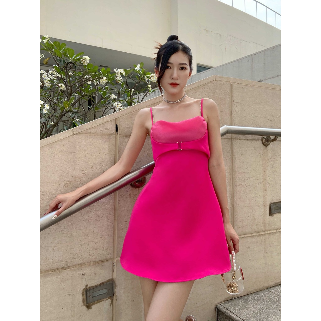 Đầm nữ dự tiệc hai dây form ngăn MILAN DRESS - GOÛT DE JUN