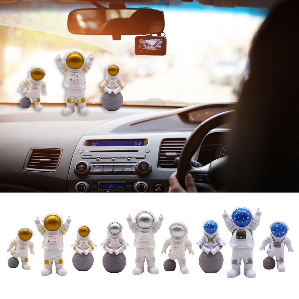Bộ 3 Tượng Phi Hành Gia Đồ Chơi Cho Bé