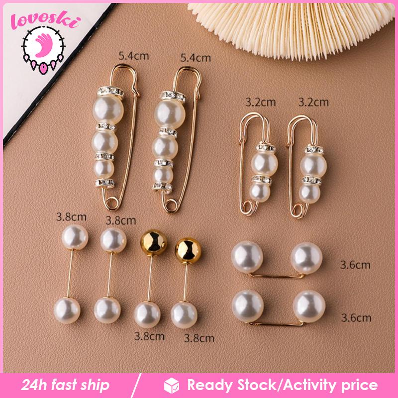 [Lovoski] Set 10 Kẹp Cài Khăn Choàng / Áo Len / Thắt Lưng An Toàn