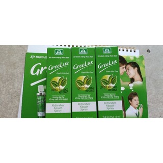 Xịt Thơm Miệng Khử Mùi GreeLux 12ml(hương Fresh Mint Cool)